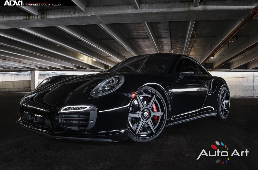 Porsche 911 Turbo S on ADV.1 Wheels (ADV6TSSL) '2015